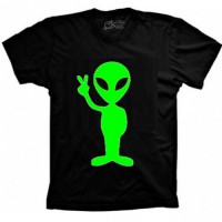 Camiseta Alien - Ilumina no Escuro -